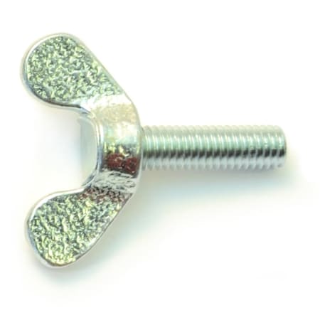 Midwest Fastener Thumb Screw, M5-0.80 Thread Size, Zinc Plated Steel, 16 mm Lg, 8 PK 31363